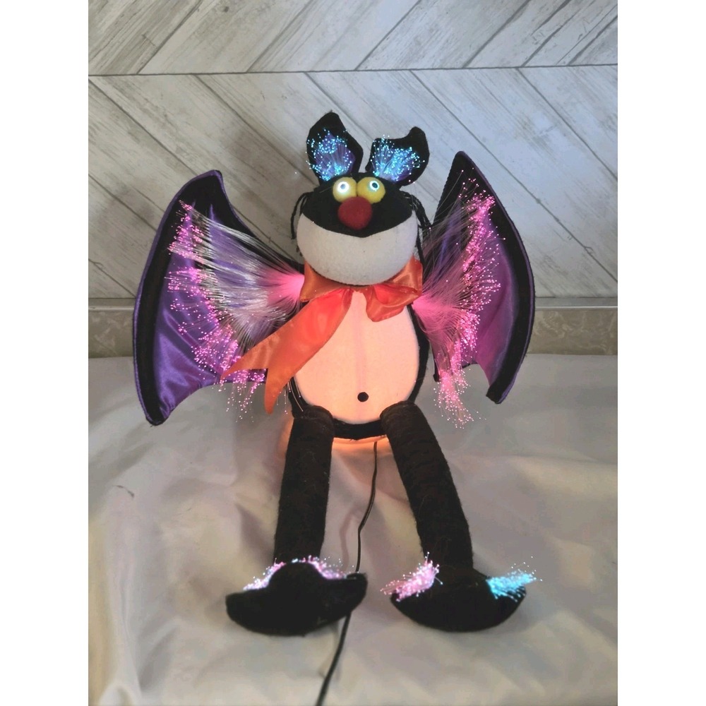 Vintage 1998 Ganz Vampire Bat DIY Project Halloween Lights Up Unique Decor NICE!